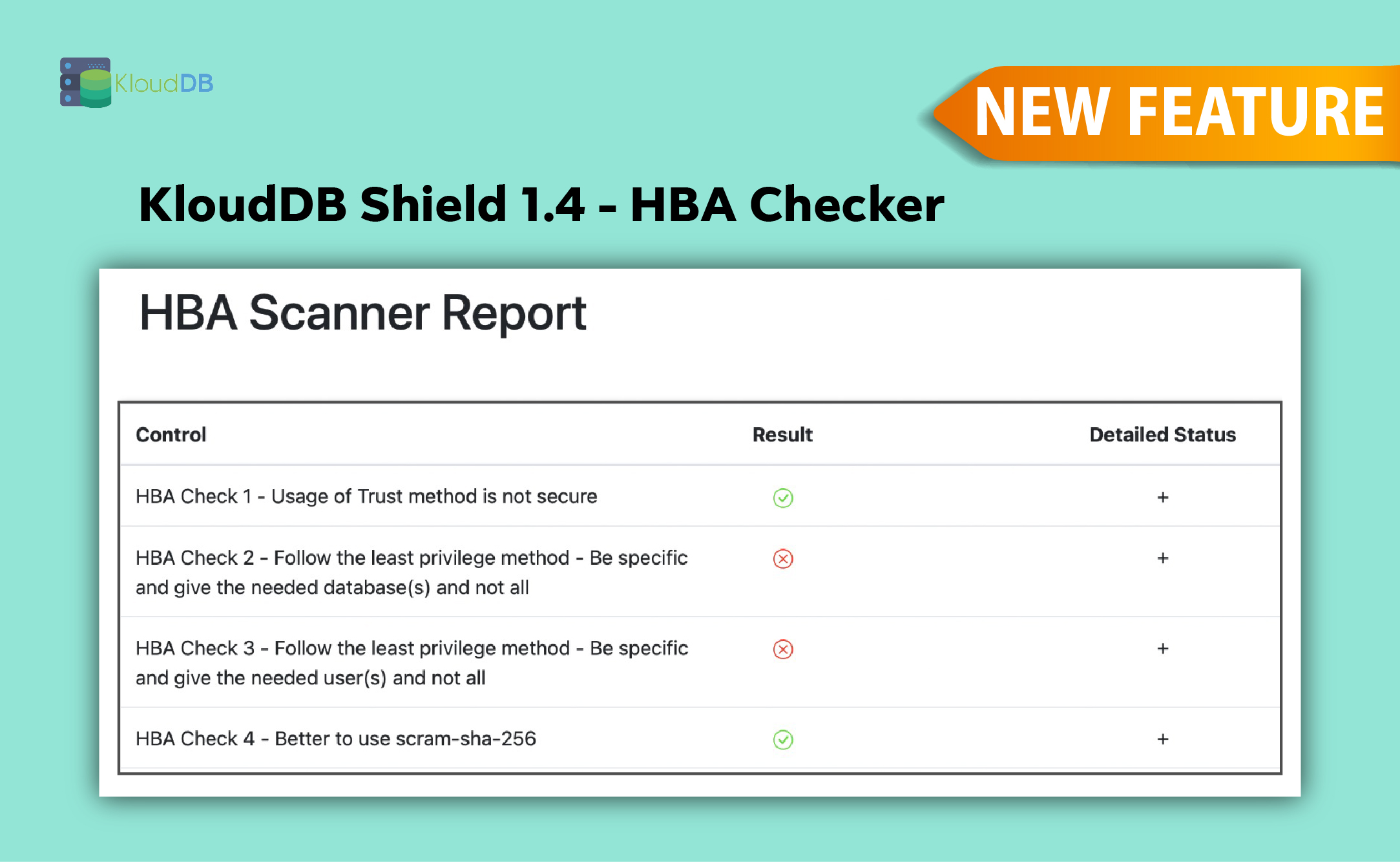 HBA Checker - KloudDB Shield 1.4